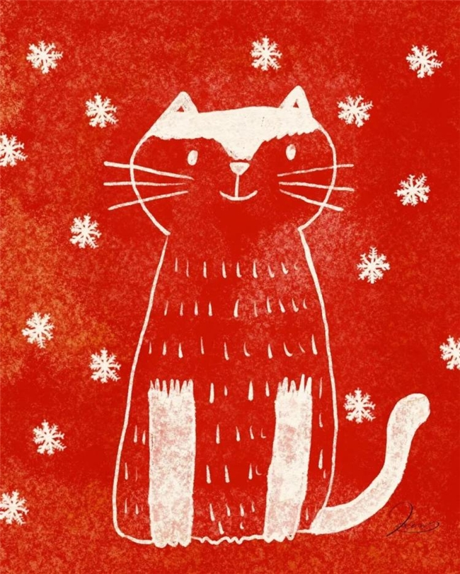 一笔治愈时光:Ken Smiths 笔下有灵魂的猫咪