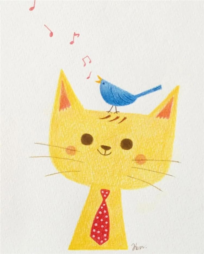 一笔治愈时光:Ken Smiths 笔下有灵魂的猫咪