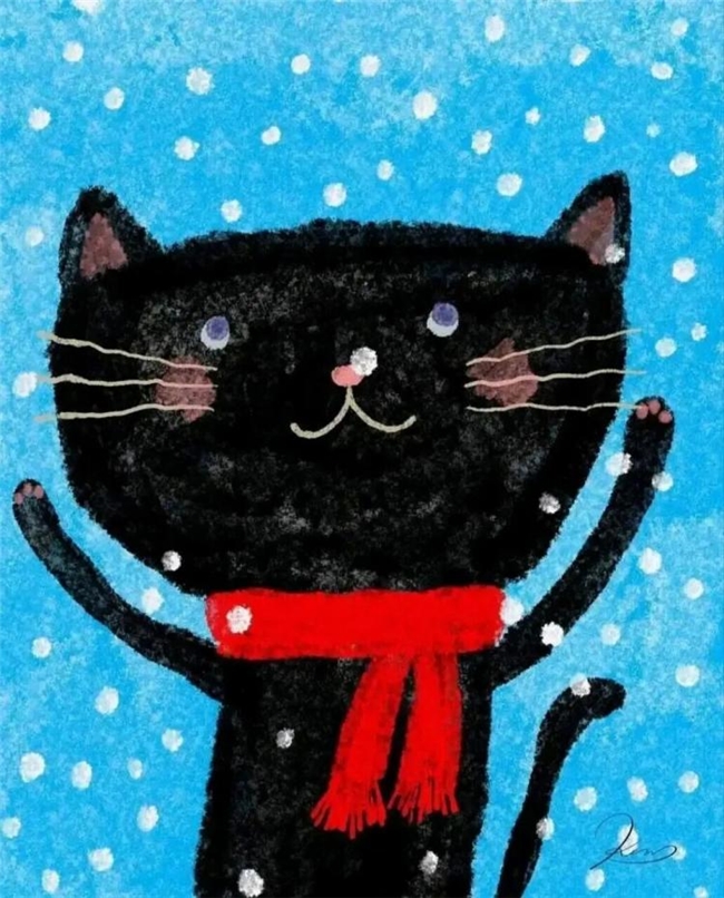 一笔治愈时光:Ken Smiths 笔下有灵魂的猫咪