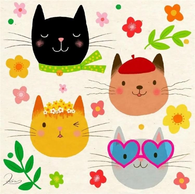 一笔治愈时光:Ken Smiths 笔下有灵魂的猫咪