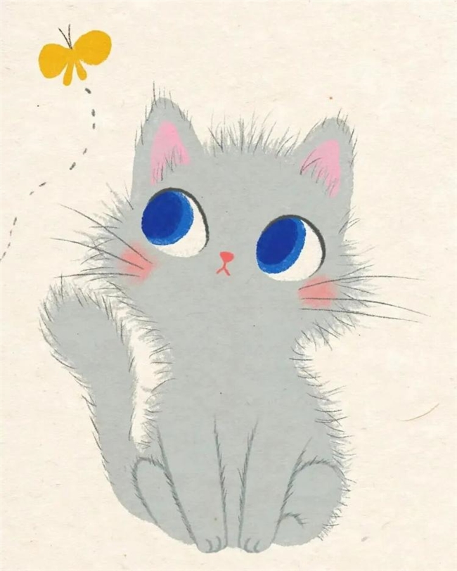 一笔治愈时光:Ken Smiths 笔下有灵魂的猫咪