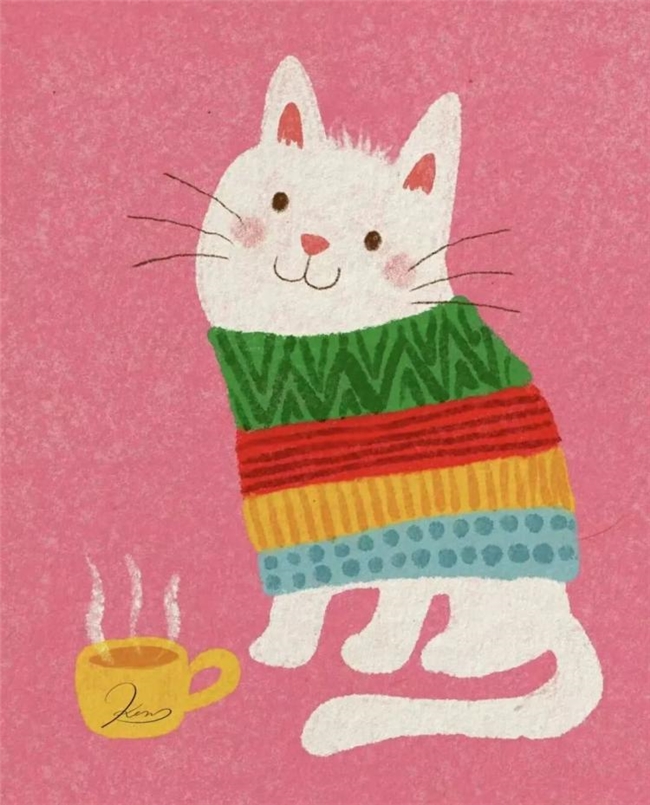 一笔治愈时光:Ken Smiths 笔下有灵魂的猫咪