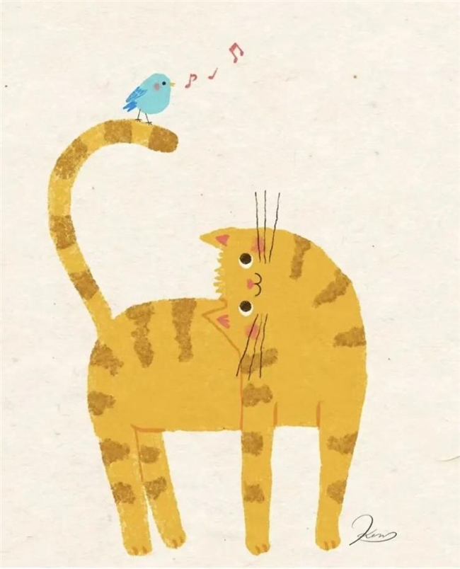 一笔治愈时光:Ken Smiths 笔下有灵魂的猫咪