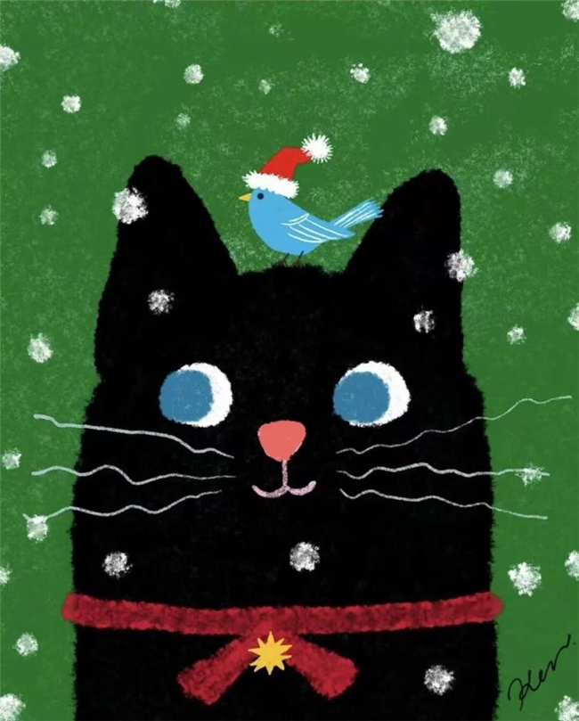 一笔治愈时光:Ken Smiths 笔下有灵魂的猫咪