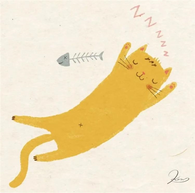 一笔治愈时光:Ken Smiths 笔下有灵魂的猫咪
