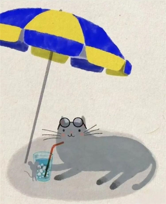 一笔治愈时光:Ken Smiths 笔下有灵魂的猫咪