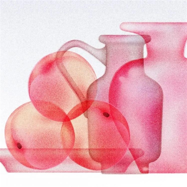 太会画了！法国插画师把水果拆成绝美透视图