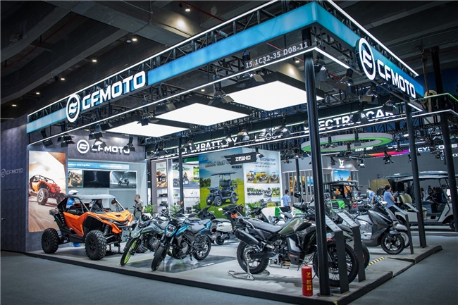 春风动力携重点产品亮相第139届广交会全面展现“全球化、智能化、电动化”战略布局(图1)