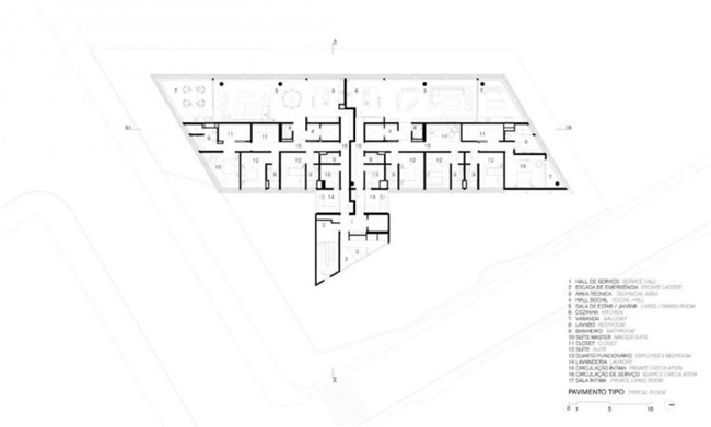 圣保罗 Pascoal Vita 大楼：几何形态与自然景观的融合