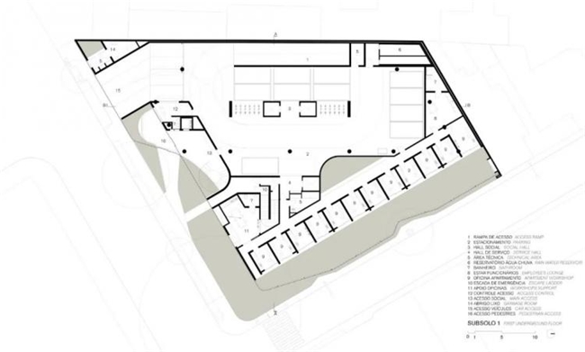 圣保罗 Pascoal Vita 大楼：几何形态与自然景观的融合