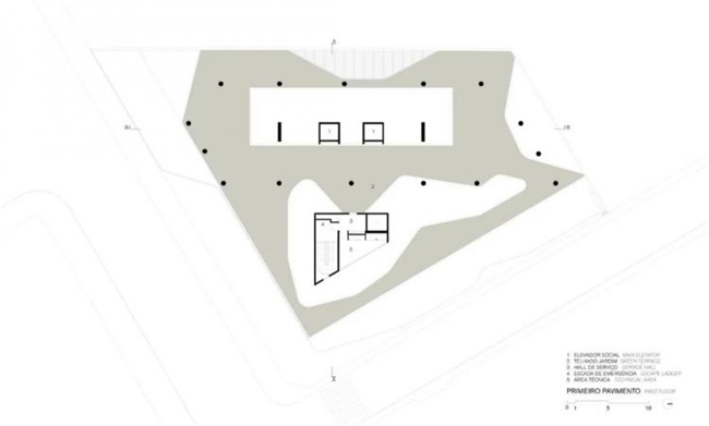 圣保罗 Pascoal Vita 大楼：几何形态与自然景观的融合