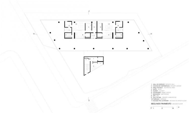 圣保罗 Pascoal Vita 大楼：几何形态与自然景观的融合