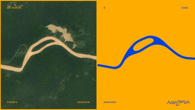 巴西亚马逊发布首个官方品牌标识，以水系脉络铸专属字形