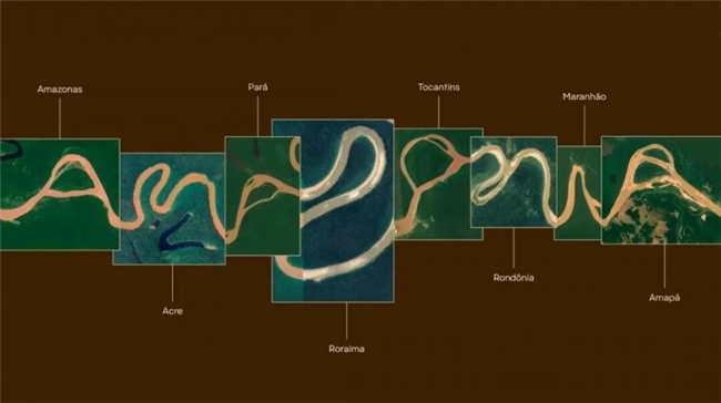 巴西亚马逊发布首个官方品牌标识，以水系脉络铸专属字形