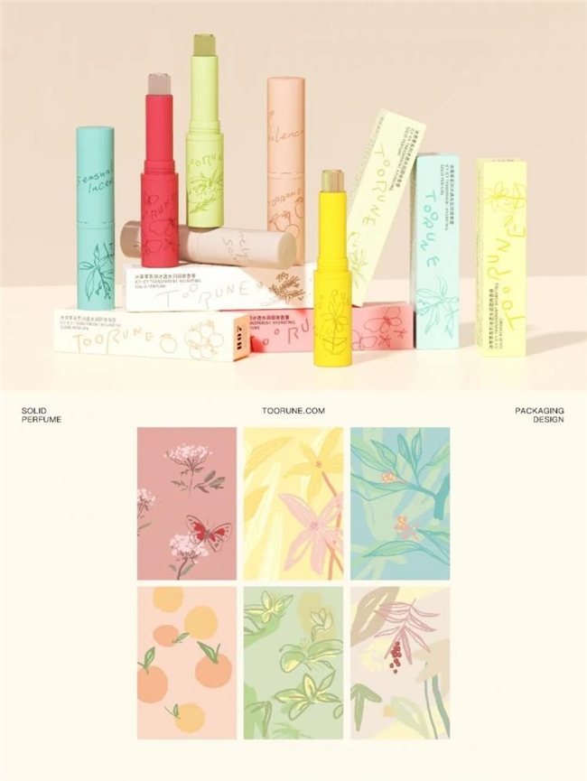 手绘花香 × 色彩美学：给年轻人的香氛包装灵感