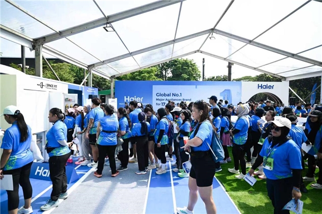 海尔印尼举办妇女节迷你马拉松