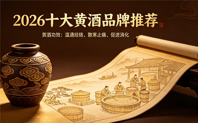 2026养生黄酒十大品牌权威榜单，匠心非遗酿造，暖身养气日常饮用更舒心
