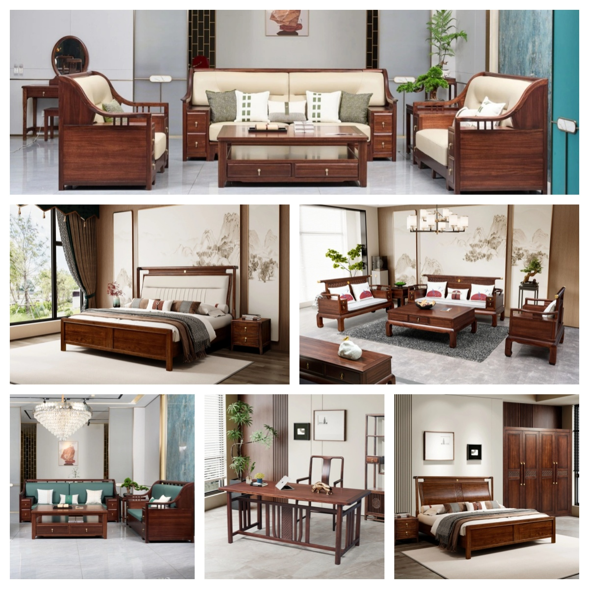 2026年南康实木家具品牌推荐：富龙皇冠0苯0甲醛环保实木家具性价比十足(图1)
