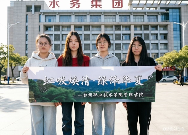 虹吸焕清・绿泽华夏｜台州职业技术学院管理学院开展水环境保护实践行动