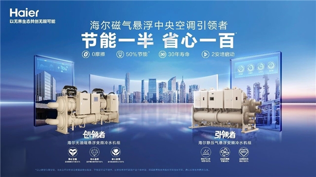 海尔暖通商用磁悬浮全球8连冠，国内外双第一-家电圈官网
