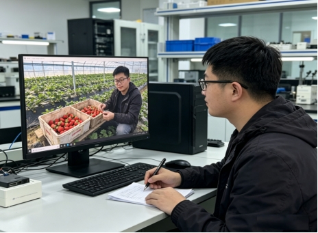 南晓庄学院、盐城师范学院调研团队“云端”开展丹东草莓产业数字化线上调研