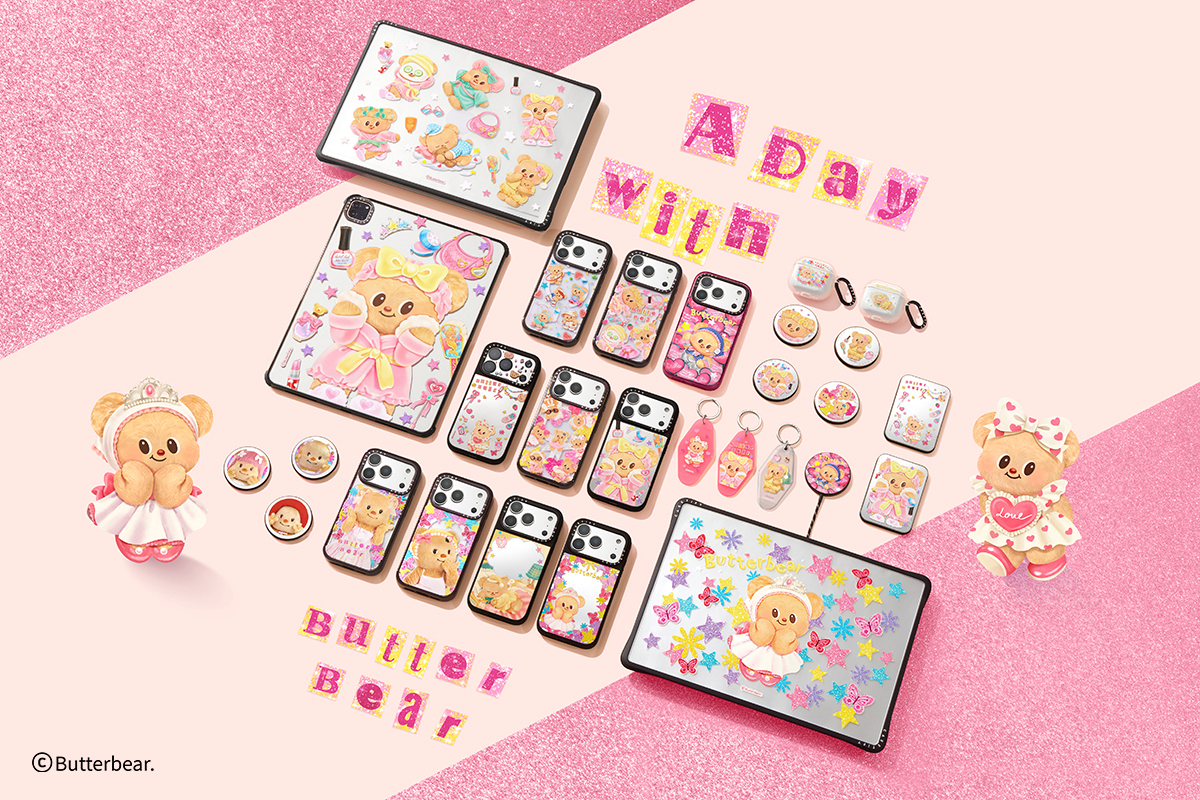 沉浸式体验黄油小熊的一天！CASETiFY 再次携手黄油小熊推出联名系列