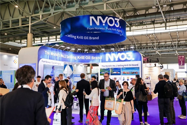 Vitafoods欧洲展NYO3磷虾油再获市场品质双认可，挪威品质赢全球口碑