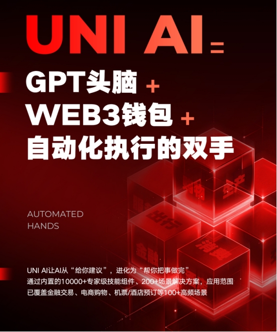 UNI AI：四大应用场景落地，构建全维度智能生活商业生态