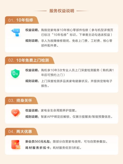 海尔商城“十年管家”:不止延长保障,更是终身陪伴 海尔商城“十年管家”:不止延长保障,更是终身陪伴