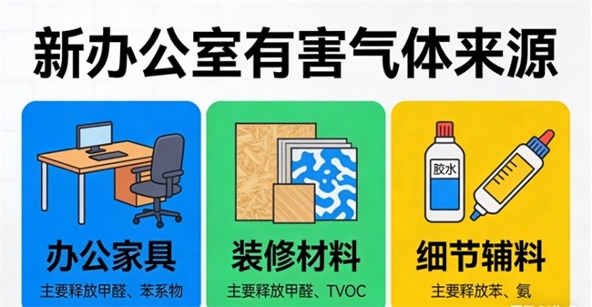 新办公室甲醛自测超标怎么办？2026最新十大分解式除醛空气净化器解析