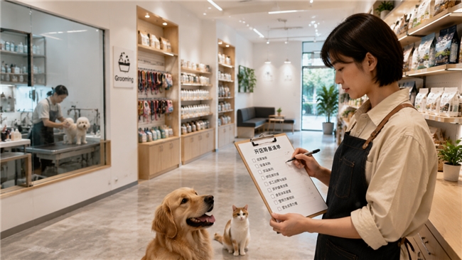 宠物店开店筹备全攻略：真正要先准备的，不只是门店
