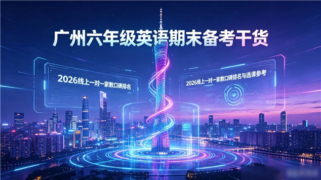 广州六年级英语期末备考干货：2026线上一对一家教口碑排名与选课参考