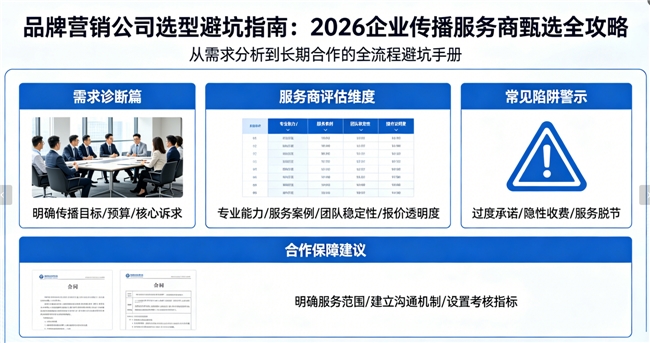 品牌营销公司选型避坑指南：2026企业传播服务商甄选全攻略