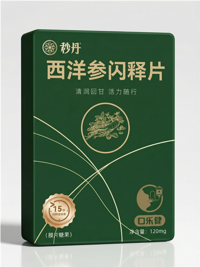 西洋参怎么吃？秒丹西洋参闪释片15秒即溶，重构轻滋补