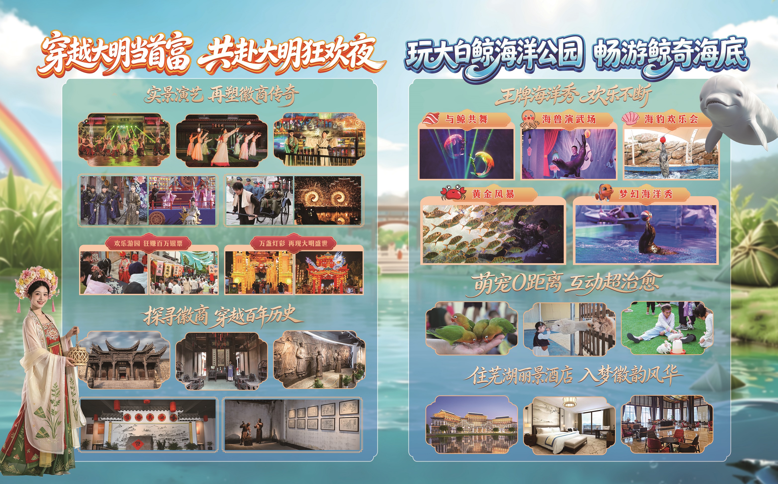 安徽芜湖：端午假期鸠兹度假区打造多元文旅体验