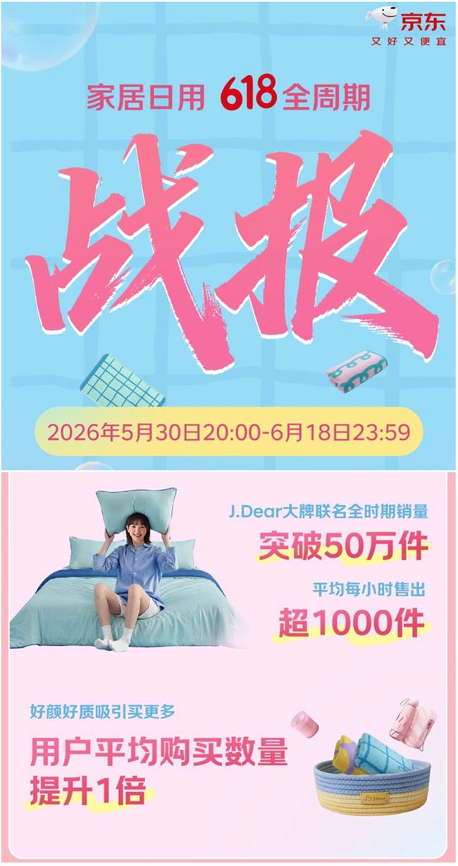 多巴胺风格家居饰品同比增长150% 京东家居日用618引领夏日居家消费新风潮