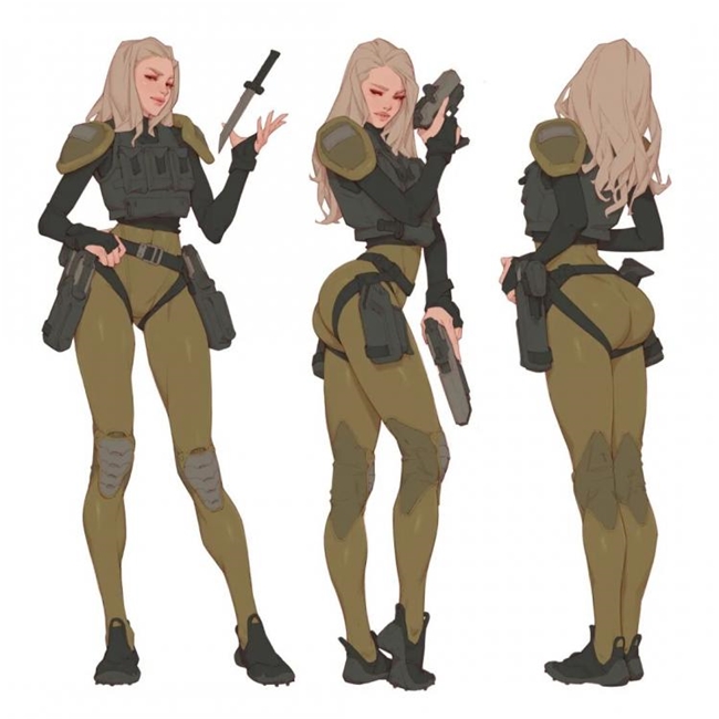 刚柔碰撞的机械美学｜加拿大概念艺术家 Christophe Young 角色作品合集