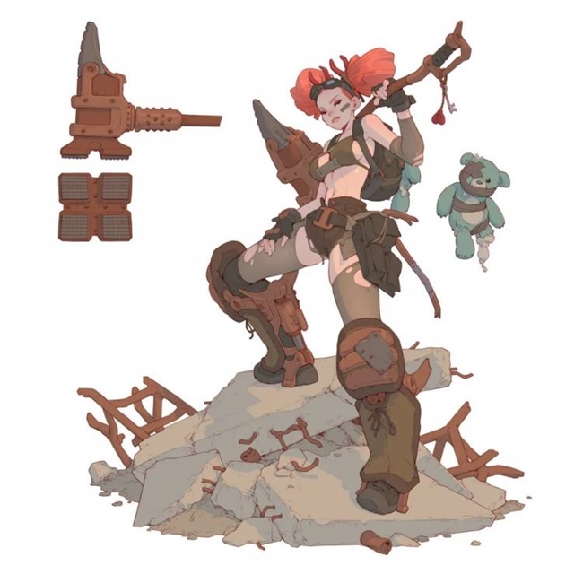刚柔碰撞的机械美学｜加拿大概念艺术家 Christophe Young 角色作品合集
