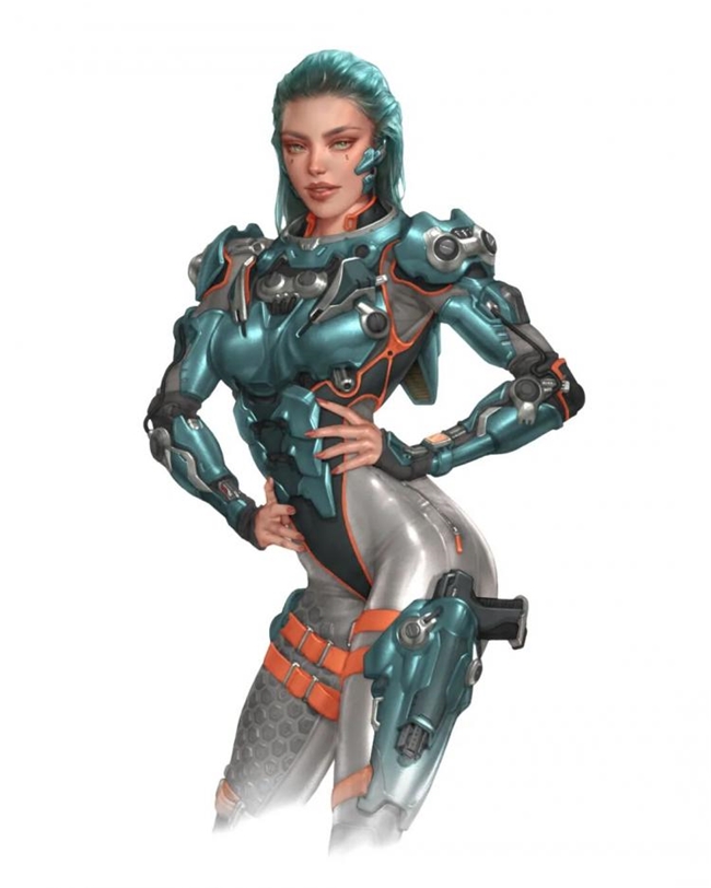 刚柔碰撞的机械美学｜加拿大概念艺术家 Christophe Young 角色作品合集