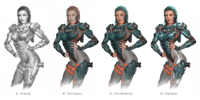 刚柔碰撞的机械美学｜加拿大概念艺术家 Christophe Young 角色作品合集