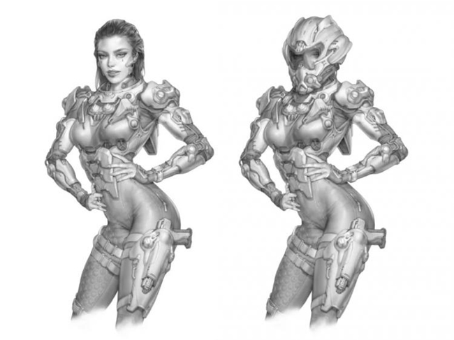 刚柔碰撞的机械美学｜加拿大概念艺术家 Christophe Young 角色作品合集