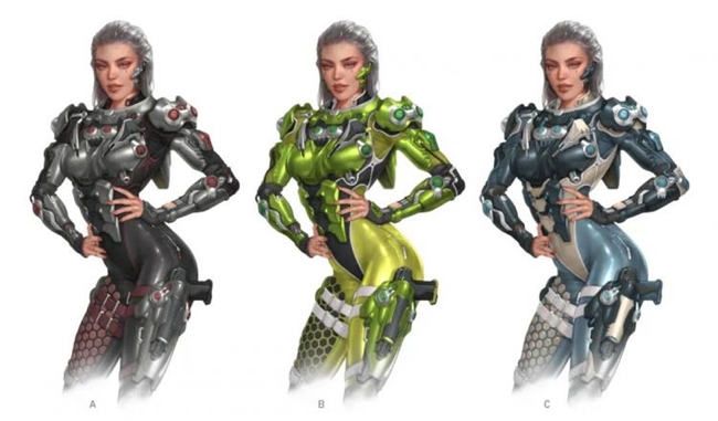 刚柔碰撞的机械美学｜加拿大概念艺术家 Christophe Young 角色作品合集