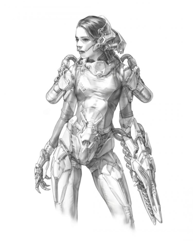 刚柔碰撞的机械美学｜加拿大概念艺术家 Christophe Young 角色作品合集