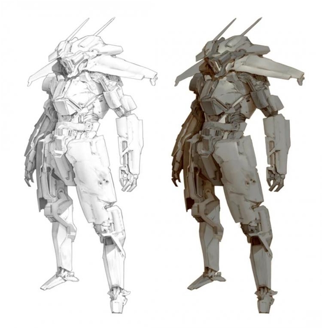 刚柔碰撞的机械美学｜加拿大概念艺术家 Christophe Young 角色作品合集