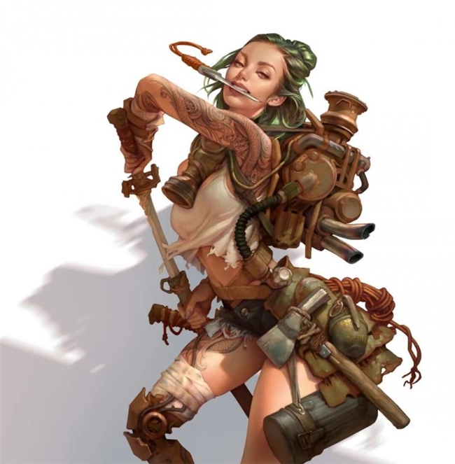刚柔碰撞的机械美学｜加拿大概念艺术家 Christophe Young 角色作品合集