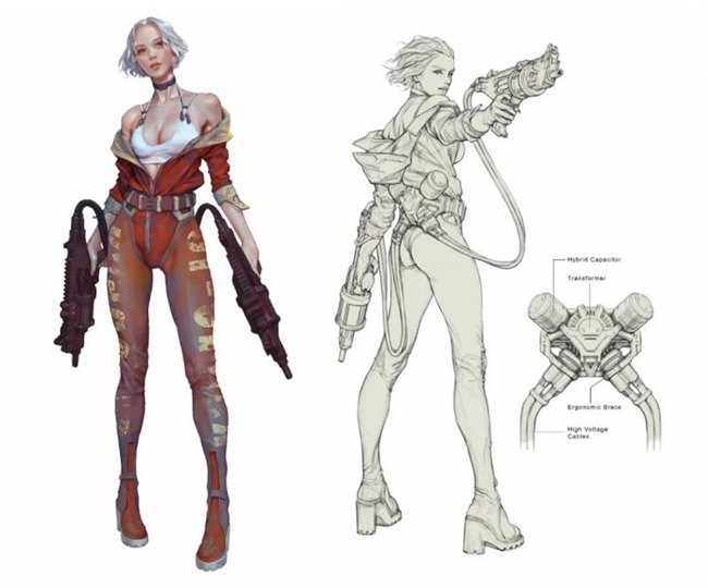 刚柔碰撞的机械美学｜加拿大概念艺术家 Christophe Young 角色作品合集