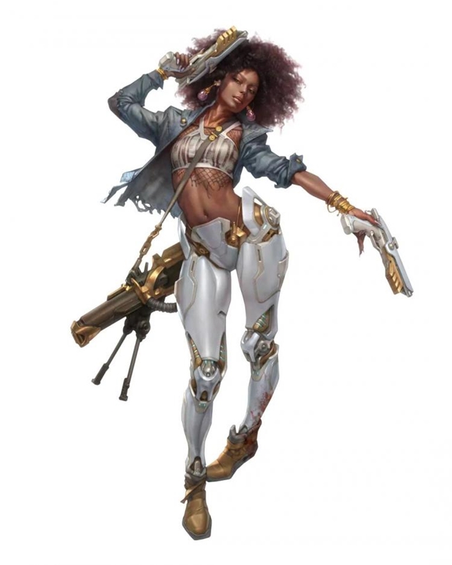 刚柔碰撞的机械美学｜加拿大概念艺术家 Christophe Young 角色作品合集