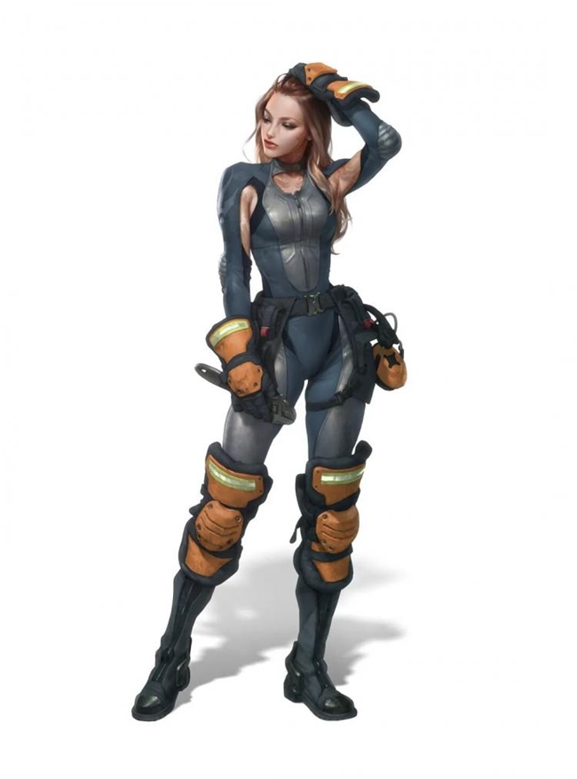 刚柔碰撞的机械美学｜加拿大概念艺术家 Christophe Young 角色作品合集