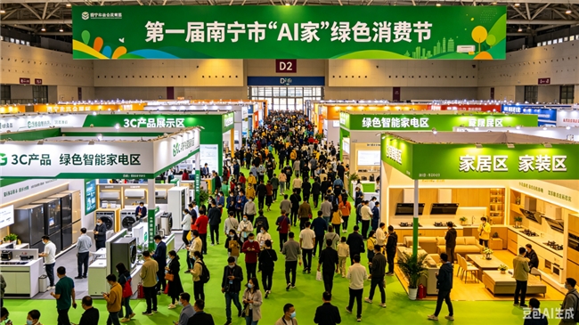 第一届南宁市“AI家”绿色消费节7月31日开幕