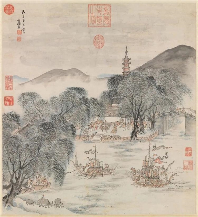 销夏：书画中的夏日意象｜25 件古画藏尽古人纳凉雅趣
